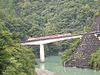 A train on the Ikawa Line