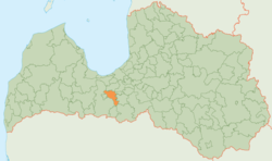Озалніецкі край на мапе