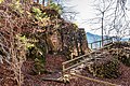 English: Western stairs to the Hohe Gloriette Deutsch: Westlicher Pfad zur Hohen Gloriette