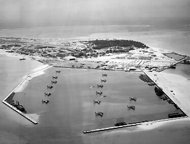 PB2Ys of VP-102 and VP-13 in the submarine basin at Midway Island in January 1944 PB2Ys at Midway in January 1944.jpg