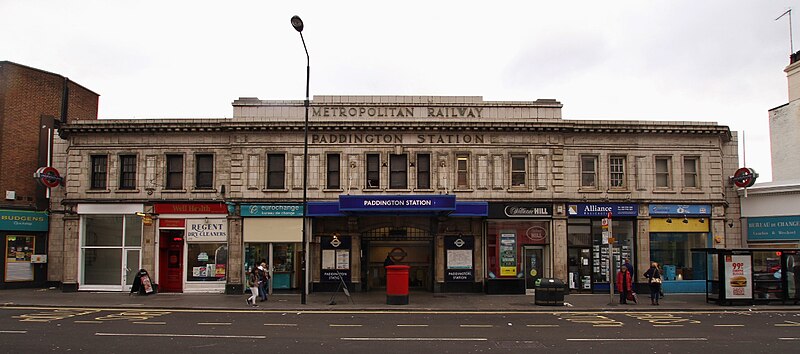 Paddington tube station Bakerloo Circle and District lines