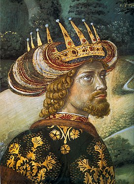 Kaiser Johannes VIII., Sophias Onkel (Fresko von Benozzo Gozzoli, Kapelle der Heiligen Drei Könige)