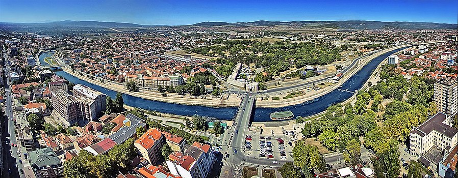 Panorama grada Niša, Srbija