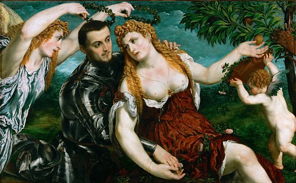 Venus, Mars, and Cupid crowned by Victory, c. 1560