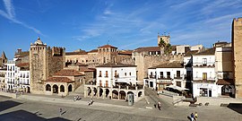 Parte antigua de Cáceres, Extremadura, España.jpg