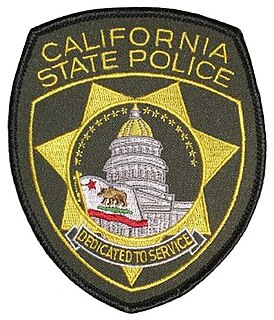 California State Police Former law enforcement agency in California, USA.