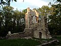 The ruins of an old abbey close to village Nagyvázsony