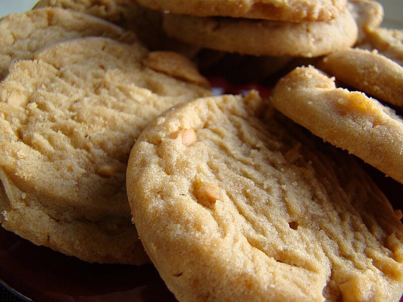 File:Peanut butter cookies, September 2009.jpg