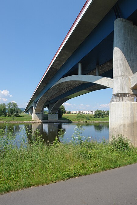 Pirna Sachsenbrücke Seite