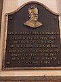 Plaque of Rev Msgr Sylvester J Ronaghan Second Pastor Church of Our Lady of the Miraculous Medal Ridgewood Queens NY.JPG