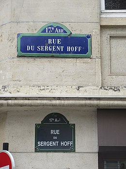 Imagem ilustrativa do artigo Rue du Sergent-Hoff