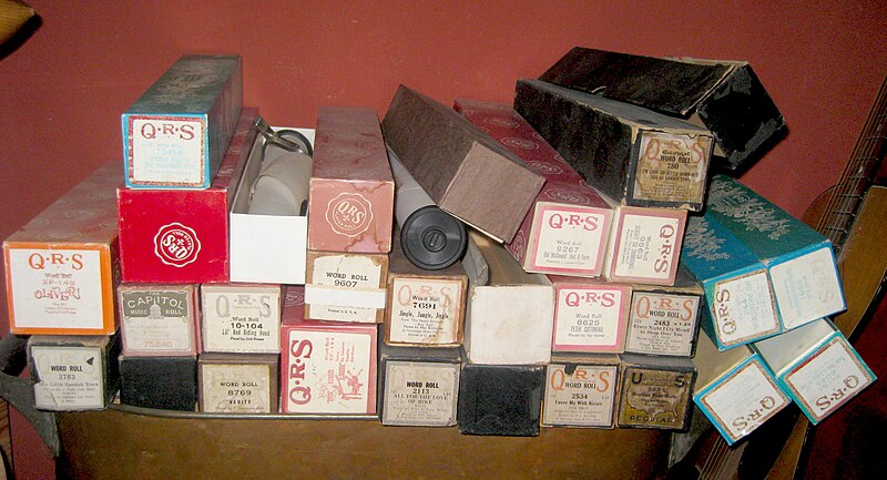 File:Player Piano Rolls.JPG