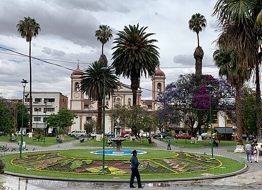 Plaza Colón en Cochabamba