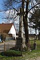 English: Wayside cross in the village of Pohoří, Jindřichův Hradec District, Czech Republic. Čeština: Kříž ve vsi Pohoří v okrese Jindřichův Hradec.