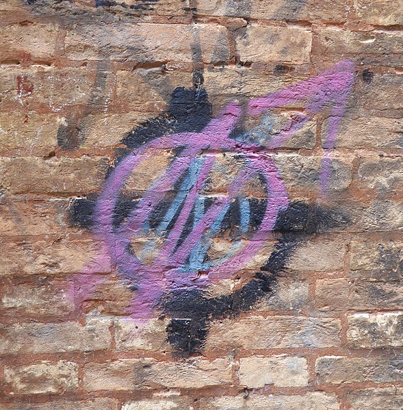 File:Political graffiti in Venice.JPG