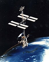 "Power Tower" space station concept (1984) Power Tower Space Station Concept.jpg