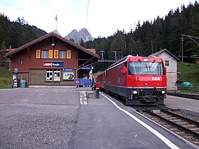 Preda station with Regioexpress