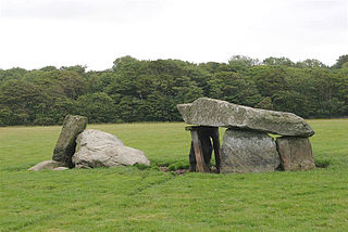 <span class="mw-page-title-main">Presaddfed Burial Chamber</span> Neolithic burial chamber in Anglesey, Wales, UK
