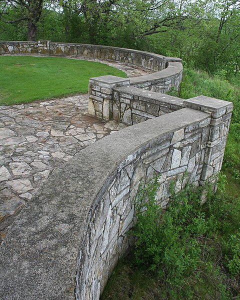 Preston Overlook, listed on the National Register of Historic Places, on US 52 in Fillmore County