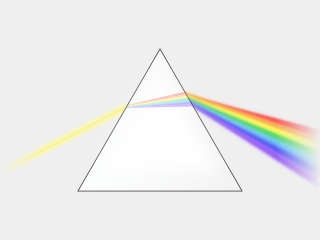 La refracción de la luz en un prisma se debe a la dispersión.