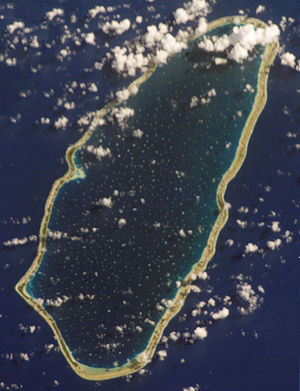 NASA-Bild von Raroia