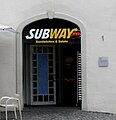 Ravensburg, Bachstraße, Seelhaus, Eingang zur Subway-Filiale