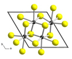 Crystal structure of rhenium (IV) sulfide