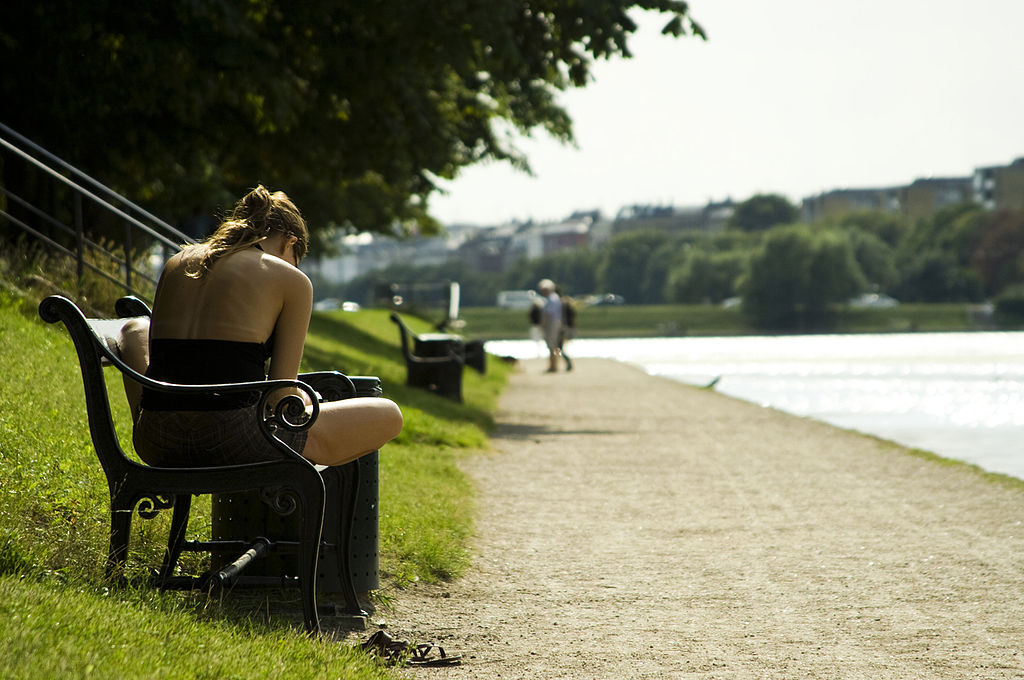 Au bord du lac Sortedam Sø à Copenhague au Danemark. Photo de Marianne Pedersen.