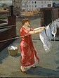 Crveni kimono na krovu John Sloan.jpg