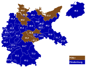 Reichspräsidentenwahl 1932 zweiter Wahlgang.svg