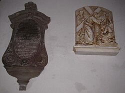 Monument funéraire de A.Lorentz et M.Th.Durenberger (1766) et Station du chemin de croix (XIXe)