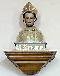 Buste de Saint-Erasme (XVIIe)