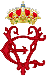 Royal Monogram of Queen Victoria Eugenie of Spain.svg