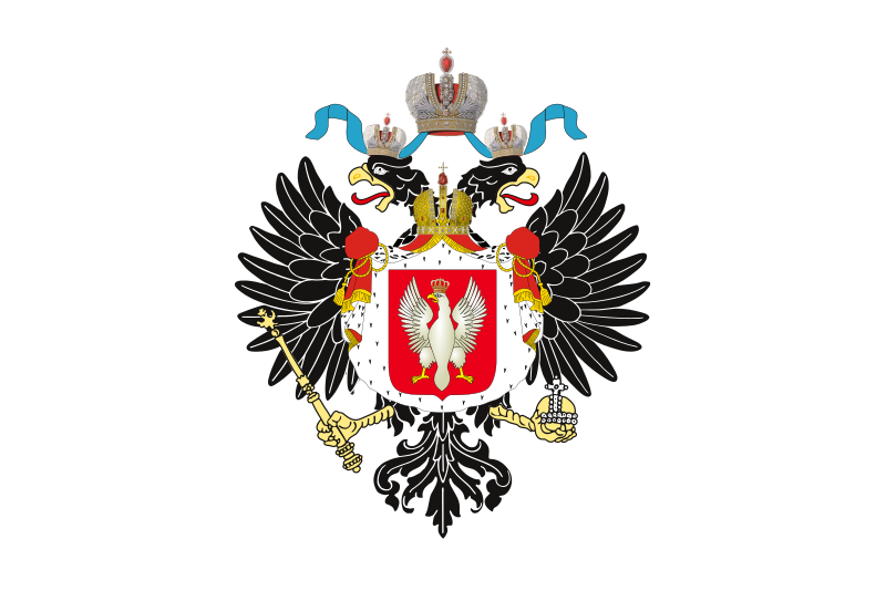 File:Royal Standard of the Tsar of Poland (1815–1830).svg