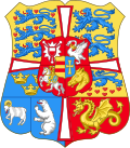Thumbnail for File:Royal arms of Denmark (1948–1972).svg