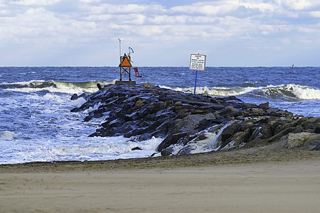 Rudee Inlet jetty