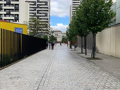 Comment aller à Rue Colette Magny en transport en commun - A propos de cet endroit