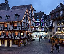 Rue des Marchands depuis le Koïfhus (Colmar) (4)