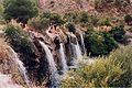 Salto en cascada desde la laguna Santos Morcillo a la Batana.