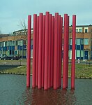 Raumstruktur (1969). Stahl. Bijlmerpark, Amsterdam