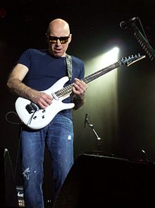 Satriani performing in 2010