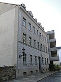 Apartment building in a formerly closed development