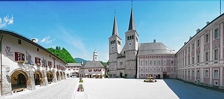 The former Royal Castle at Berchtesgaden