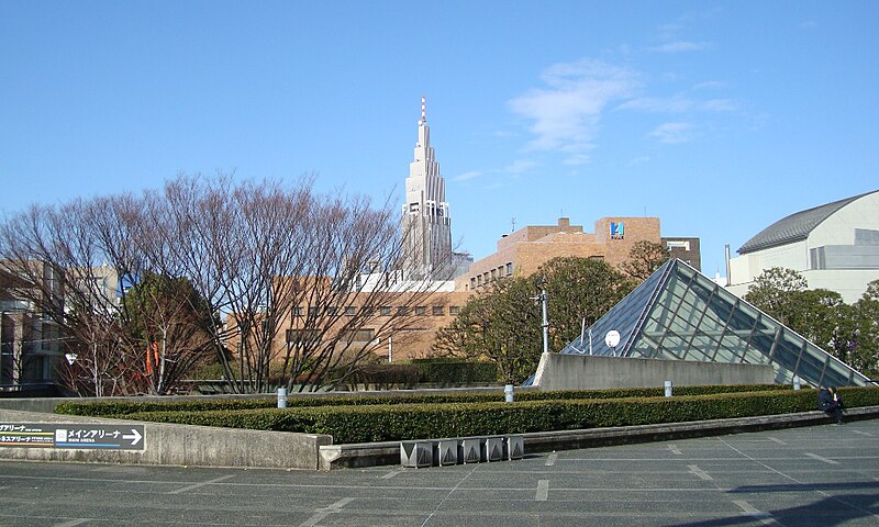 File:Sendagaya from Tokyo Metropolitan Gym.JPG