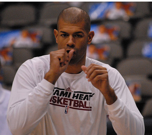 Battier as a member of the Heat in 2012