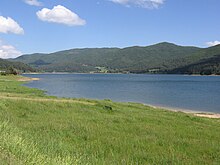 Lago Arvo on the La Sila plateau where Magliocco Dolce may have originated. Sila Lago Arvo (Lorica).JPG