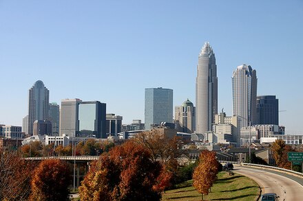 The skyline of Uptown Charlotte