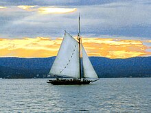 Sloop Clearwater sailing up the Hudson River Sloop Clearwater3 - Photo by Anthony Pepitone.jpg
