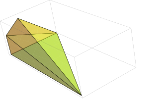 Trirectangular bipyramid with edges (240, 117, 44, 125, 244, 267, 44, 117, 240) Smallest perfect trirectangular biparamyd, Jan 2018.svg