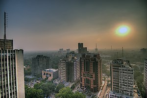 Smog in the skies of Delhi, India.jpg